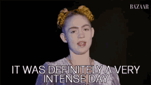 It Was Definitely A Very Intense Day Grimes GIF - It Was Definitely A Very Intense Day Grimes Playback GIFs