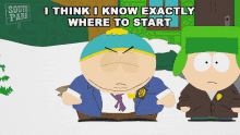 I Think I Know Exactly Where To Start Eric Cartman GIF - I Think I Know Exactly Where To Start Eric Cartman Kyle Broflovski GIFs