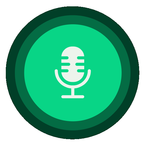 animated gif icons microphone