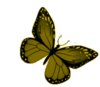 Butterfly Yellow Sticker - Butterfly Yellow Monarch Stickers