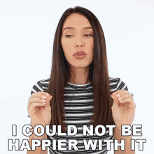 I Could Not Be Happier With It Shea Whitney GIF - I Could Not Be Happier With It Shea Whitney I Love It GIFs