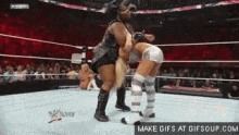 awesome kong vicious brutal reverse suplex maryse
