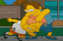 Simpsons Fight GIF - Simpsons Fight GIFs
