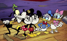 Group Hug Mickey Mouse GIF - Group Hug Mickey Mouse Minnie Mouse GIFs