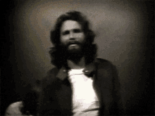 Jim Morrison Black And White GIF - Jim Morrison Black And White Smile GIFs
