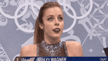 Ashley Wagner Relieved GIF - Ashley Wagner Relieved Figure Skate GIFs