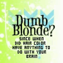 Dumb Blonde GIF - Dumb Blonde GIFs
