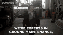 Were Experts In Ground Maintenance Irrigation Seeding Planting Not Press Conferences GIF - Were Experts In Ground Maintenance Irrigation Seeding Planting Not Press Conferences Msnbc GIFs