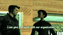 Gtagif Gta One Liners GIF - Gtagif Gta One Liners I Can Give You Work With Our Organization GIFs