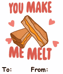 You Make Me Melt Valentines Day Card GIF - Vdaycards Valentines Day GIFs