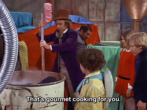Willy Wonka Gourmet Cooking GIF - Willy Wonka Gourmet Cooking Stir GIFs