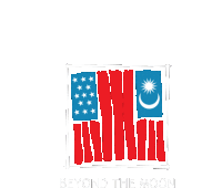 Beyond The Moon2019 Nasa Sticker - Beyond The Moon2019 Moon Nasa Stickers