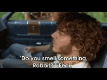 And Maybe Some Roadkill, Not Entirely Sure. GIF - Fear Smell Rabbit GIFs
