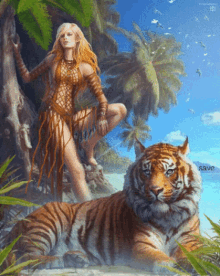 Tiger Lady GIF - Tiger Lady Beach GIFs