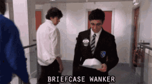 Briefcase Wanker Inbetweeners GIF - Briefcase Wanker Inbetweeners GIFs