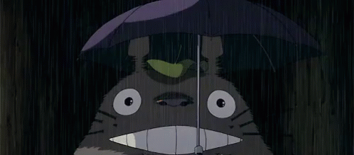 トトロ ジブリ 雨 傘 嬉しい うれしい Gif Totoro Hapy Ghibli Discover Share Gifs