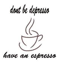 Dont Be Depress Have An Espresso Depression GIF - Dont Be Depress Have An Espresso Depression Depressed GIFs