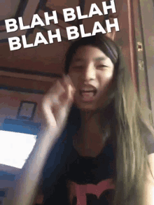 Blah Blah Blah Blah Althea Bernabe GIF - Blah Blah Blah Blah Althea Bernabe Mocking GIFs