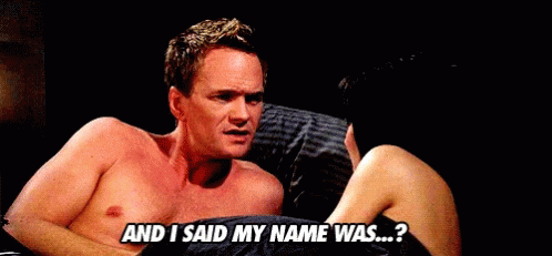 HIMYM,How I Met Your Mother,My Name,Neil Patrick Harris,NPH,name,ONS,One Ni...