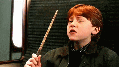 Roux Gif Ron Weasley Harry Potter Magic Wand Descubre Comparte Gifs