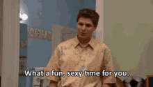 Being Single And Hearing About Friends' Wild Adventures GIF - Michael Cera What A Fun Sexy Time For You Sexytime GIFs