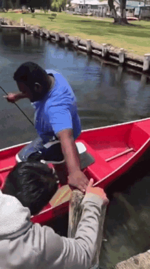 Fall Into The Water Failarmy GIF - Fall Into The Water Failarmy Fall Off The Boat GIFs