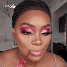 lipstick makeup put makeup preppin up beautify