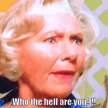 Grandma Who The Hell Are You GIF - Grandma Who The Hell Are You Old Lady GIFs