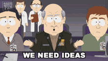 We Need Ideas General Deckler GIF - We Need Ideas General Deckler South Park GIFs