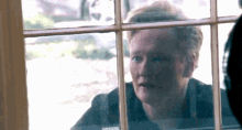 Conan O Brien Window GIF - Conan O Brien Window Stalker GIFs
