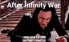 Infinity War Loki GIF - Infinity War Loki Crying GIFs