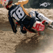 drifting jett lawrence red bull kicking up dust racing drifting jett lawrence red bull kicking up dust racing