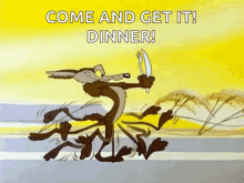 Looney Tunes Coyote GIF - Looney Tunes Coyote Supper Time GIFs