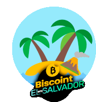 Biscoint Bitcoin Sticker - Biscoint Bitcoin Elsalvador Stickers