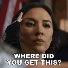 Where Did You Get This Lila Royce GIF - Where Did You Get This Lila Royce The Good Fight GIFs