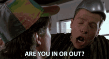 Are You In Or Out Yes Or No GIF - Are You In Or Out Yes Or No Make Up Your Mind GIFs
