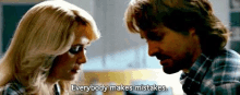 You’re Accepting Of The Other Person’s Obvious Flaws GIF - Everybody Makes Mistakes Will Forte Kristin Wiig GIFs