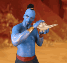 Genie Aladdin GIF - Genie Aladdin Lamp GIFs