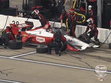 quick repair fixing pit stop motorsports indycar series