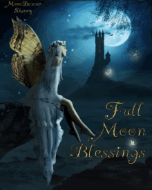 Full Moon Blessings GIF - Full Moon Blessings GIFs