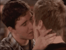 Gay Kiss Luke Snyder GIF - Gay Kiss Luke Snyder Noah Mayer GIFs