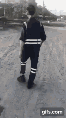 Triple D Safety Inspector GIF - Triple D Safety Inspector Walking On The Street GIFs