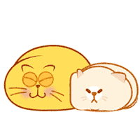 Cat Kitty Sticker - Cat Kitty Sleep Stickers