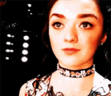maisie williams snow is coming wink