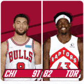 Chicago Bulls (91) Vs. Toronto Raptors (82) Third-fourth Period Break GIF - Nba Basketball Nba 2021 GIFs