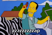 Simpsons Zzzzzzzap GIF - Simpsons Zzzzzzzap Zap GIFs