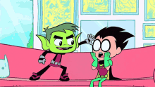 surprise beast boy robin teen titans go disappointed