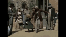 Fast Paced Tap Dancing Shirley Temple And Bojangles Robinson GIF - Dance Happy Tap GIFs