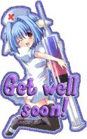 Evungelion Get Well Soon Sticker - Evungelion Get Well Soon Anime Stickers