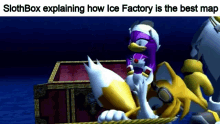 Sloth Box Ice Factory GIF - Sloth Box Ice Factory Sonic Riders GIFs